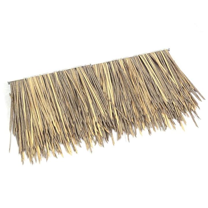 Kunststrotegels, kunststof stro houten huis paviljoen dak decoratief gesimuleerd stro vlamvertragend anti-aging (kleur: 10 stuks, maat: 50 x 50 cm)