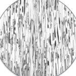 5x klatergoud - klatergoudslinger in zilverkleur - kerstversiering voor de kerstboom (zilverkleurig - 05 stuks)