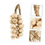 1 Satz 1 Satz Simulierte Knoblauchspieße Außendekoration Gefälschte Knoblauchdekoration Knoblauch Hängeschnur Gemüse Künstliche Knoblauchdekoration Künstliche 2Stk