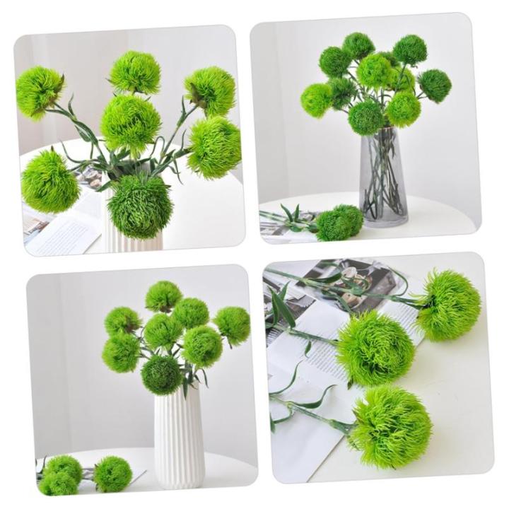 2St kunstpflanze kunstplflanze falsche grüne Stiele Büro künstliche Pflanzen zimmerpflanzen Künstliche Pflanzen für den Innenbereich, hoch Zweige für Vase Weich-PVC Light Gre