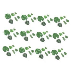 300 STK Simuliertes Schildkrötenblatt Decoraciones para Sala De Casa Hausdekorationen Für Zu Hause Hawaii-dekor-imitatblätter Künstliche Haushalt Plastik Gefälschte