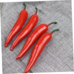 3 Sätze Simuliertes Pepper-Modell Wohnungsdeko Hausdeko Gemüse Obst Girlande Weinrebe Gefälschter Pfeffer Simulation Pfeffer Pfeffer-Modell-Requisite Poly-Drache 6 Stück * 3