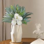 Kunstbloemen, , bloemen, 59 stuks, eucalyptus, hortensia, zijdebloemen als echte bloemstukken, tafel, kernstuk voor doe-het-zelf decoratie, woonkamer, slaapkamer,