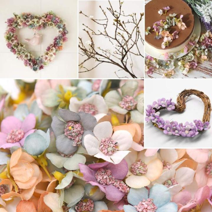150 stuks kunstmadeliefjes, bloemkelken, , kleurrijke bloemkelken, mini zijden bloemen voor het knutselen, scrapbooking, bruiloften, feesten, woondecoratie - willekeurige kleuren