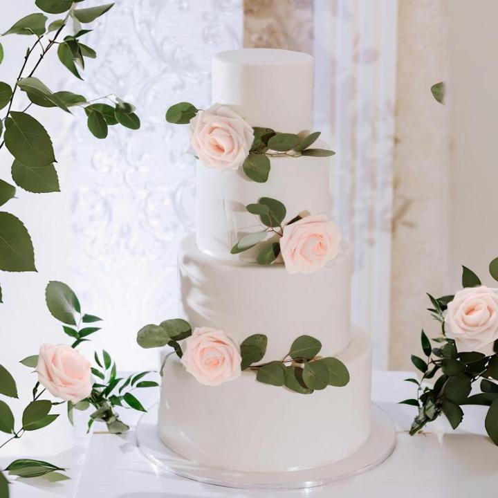 Kunstbloemen, roze rozen, 30 stuks, 8 cm, boeket, kunstdecoratie, bloemen, kunstrozen met stelen en kaart voor Valentijnsdag, tuin, verjaardag, feest, doe-het-zelf bruiloftsdecorat