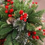 Holiday Planters, Pre Lit Planter Bushes, Holiday Planter Filler, Prelit Planter Bushes Christmas, Pre Lit Christmas Planter Filler, Prelit Planter Christmas (1PcsA)