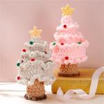 Künstlicher Weihnachtsbaum Tannenbaum Christbaum Tanne Unecht Weihnachtsdeko, Naturgetreue Spritzguss Elemente Christbaumschmuck (Rosa,Stern)