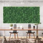 Kunstgras, plantenpanelen, heg, kunstmatige tuin, grasmat, gazon, gras, planten, muurhek, landschapsdecoratie, gras, tapijt, vloermat voor binnen, buiten, tuin, terras, balkon (40 