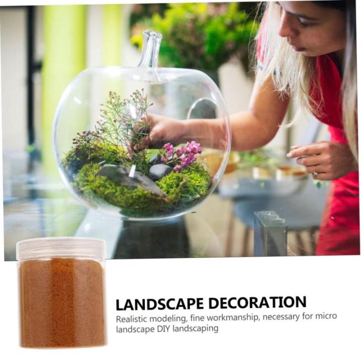1 Moos Rasenpulver DIY Simulationsmoos Dekor Kunstrasen Pulver Nylon Fake Pflanzendekor DIY Rasenpulver Landschaftsverzierung Landschaftsdekor Zubehör Szenen Layout Dekor