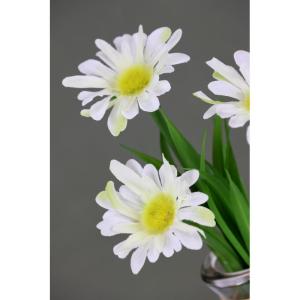 Kunstmini-margrieten in glazen arrangement madeliefjes, decoratie, decoratieve bloemen, planten, , voorjaarsdecoratie, , voorjaar, Pasen, paasdecoratie,