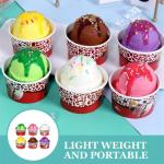 Fake Kuchen künstliche Kuchen 6 Pcs Künstliche EIS Modell Gefälschte Dessert Modell Simulation Lebensmittel Display Foto Requisiten Realistisches Essen