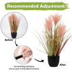 Kunstgras, kunstplant, gras, hoog in pot, grasarrangement, , solitair gras, siergras, decoratieve plant, kunstgras, tafeldecoratie, roze