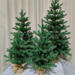 Weihnachtsbaum Künstlich Künstlicher Weihnachtsbaum, Saisonale Innendekoration Mit Dekorativem Sackleinensockel Weihnachten(70cm)