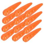 4 Sätze Künstliche Karotte Gemüse-Foto-Requisite Ostern Spielen Karotte Möhren Mini-Karotten Kinderknallzeug Mockin Frühlingsdeko Karottendekor Karotten Basteln Schaum 30 Stü