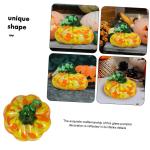 2St Kürbishandwerk Halloween Dekoration Herbst Dekoration Kürbis Mitbringsel Kürbis-Tischdekoration Kürbis-Requisite bastelset Tischdekoration für Zuhause Szenenlayout Glas