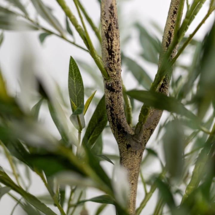 Kunstmatige olijfboom 180 cm kunstplant boom Olea kunstboom hoge stam
