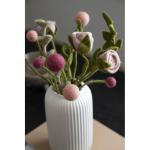 - Vilten bloemen boeket bloemen van vilt - boeket - Fair Trade - handgemaakt (rozenrood)