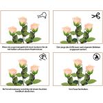 Kunstrozen, 15 stuks, kunstbloemen, net echt, lange stem, kunstrozen, kunstbloemen voor doe-het-zelf, bruiloftsdecoratie, bruidsboeket, tuin, feest, hotel, kantoor, decoratie, roze