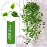 Nep klimop muur woondecoratie groene bladeren voor hotel en bruiloft tuin huis kunstmatige bladeren decor opknoping kunstmatige plant (groene bladeren)