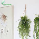 voor binnen, 3 stuks, , met potten, kunstklimop, kunstplant voor binnen, voor feest, keuken, tuin, kantoor