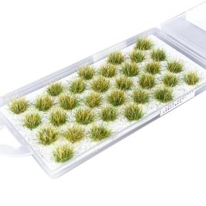 32 Stück Simulation Gras Modell Grasbüschel Miniatur Statisches Gras Modell Miniatur Strauch Büsche für Landschaftsschiene Weg 32 Stück Miniatur Grasbüschel