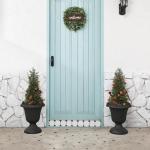 Kunstplant ceder 90 cm in pot, coniferen kunstmatig outdoor UV beschermd voor huis woonkamer tuin veranda decoratie (1 stuks)