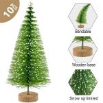 Weihnachten Deko Draußen Kleine Cm Dekorationen Weihnachten Weihnachten Mode Künstliche Weihnachten 10 STÜCKE Dekorationen Bäume 10 4,5 Dekoration Handwerk (Multicolor-2, One S