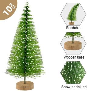 Weihnachten Deko Draußen Kleine Cm Dekorationen Weihnachten Weihnachten Mode Künstliche Weihnachten 10 STÜCKE Dekorationen Bäume 10 4,5 Dekoration Handwerk (Multicolor-2, One S