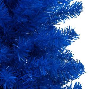 Wiederverwendbar Künstlicher Weihnachtsbaum Beleuchtung und Kugeln 120 cm H Christmas Tree Halloween Weihnachtsbaum Tannenbaum Weihnachtsdeko Christbaum Kunstbaum PVC und Stahl Bl