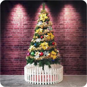 vorbeleuchtete Dekoration, weihnachtskiefer, PVC, 1,8 m, zweigspitzen mit verschlüsselung, künstlicher Weihnachtsbaum, Premium-fichte, aufklappbar, für den gedenktag im Innenber