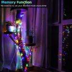 Kerstboomverlichting Meerkleurig, 20M 200 LED Lichtsnoer, Waterdicht Lichtketting, Kerstlichtsnoer, voor binnen en buiten, 8 verlichtingsmodi, Timerfuncties, Decoratie Kerstmis