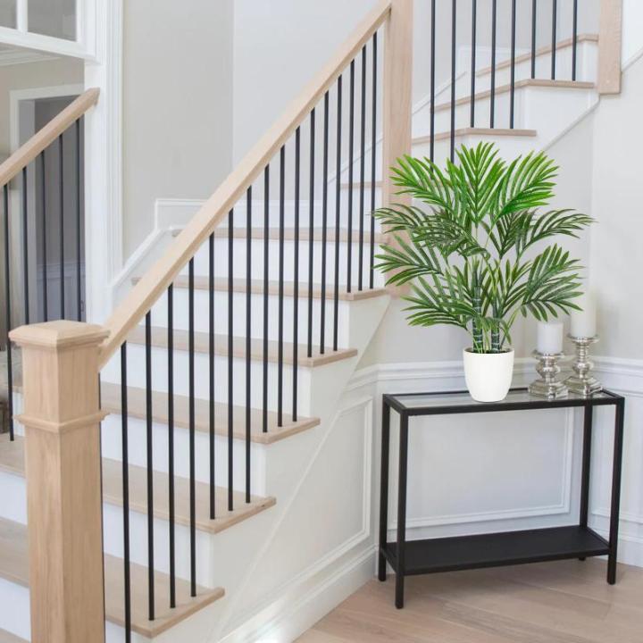 Kunstplant, palm, , kunstpalm, grote tropische esthetische decoratie voor woonkamer, slaapkamer, kantoor, huis (groen, 58 cm)