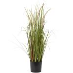 Kunstgras decoratief gras hoog, groot als echt vossenstaartgras, hoogte: 70 cm kunstgras gras grassen arrangement kunstplant kunstplant kantoor decoratie plastic planten, wit