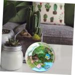 1 Packung skizzieren Harzglasmodell Gras Dekoration kunstpflanze scheibengardinen sandtisch dekoratives Gras - Strohmodell- Mini Material Suite
