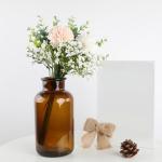 1807 Boeket van kunstbloemen, paardenbloem, 12 stuks, plastic bloemen, bundel, namaakbloemen, decoratie voor bruiloft, thuis, woning, kantoor, feest