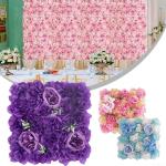 Stilvolle künstliche Blumen-Wandpaneel für Hochzeiten, Partys und Heimdekor-Design (Nr. 14)