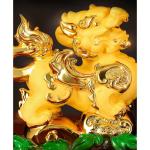 Kristallbaum Citrine Ornament Fortune Tree Lucky Pixiu Ornament Store Company Büro Wohnzimmer Wohnzimmer Desktop Oramentkristall Ornamente Kristall-Feng-Shui-Baum (Size : M)