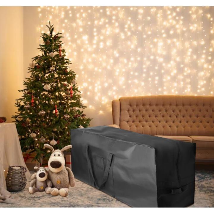 3er-Set Weihnachtsbaum Auflagentasche für bis zu 240 cm Tannenbaum, Weihnachtsbaum Aufbewahrungstasche mit 600D Oxford-Gewebe Wasserdicht Schwerlast, 125cm Große x1 + 48cm Kleine