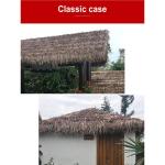 Kunststof Stro PE Pvc Simulatie Stro Stro Stro Dakbedekking Kunststof Tegels Brandvast Kunststro Gazebo - 0,5 x 0,5 m (Kleur: Geel a) (Kleur: Geel b, Maat: 6 stuks)