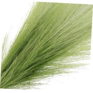 10st -Dekoration Schilfanordnung Für DIY Gefälschte Pampas Partyschilf Blumenarrangement Schilf Falsches Gefälschte Schilfsträuße Schilfdekor Light Green Stoff