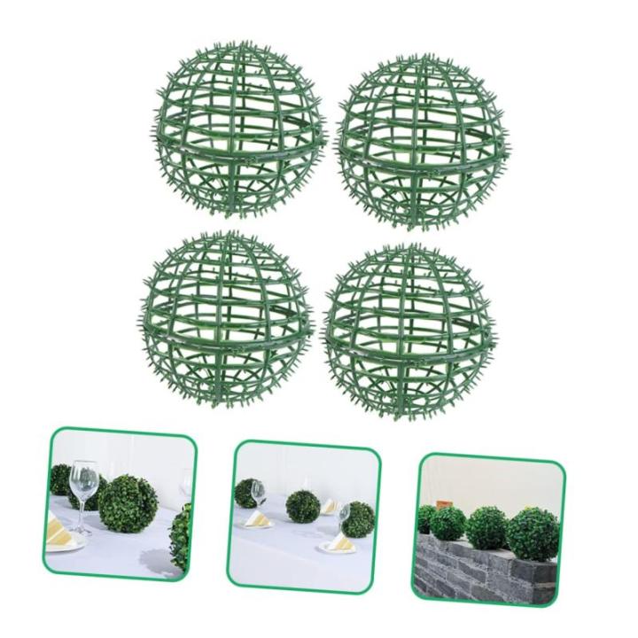 2 Sätze Blumenarrangement -Topiary-Rahmen Topiary- -Rahmen Hochzeitsdeko Hochzeits Dekoration Kunstpflanze Kugelblumenhalter Ständer Für Blumenkugeln Plastik 4 Stück * 2
