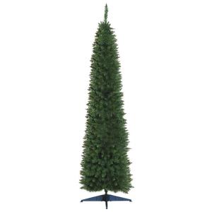 kerstboom dennenboom met kunststof standaard 499 takpunten pvc groen Ø 60 x 210 h cm