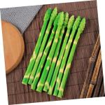 50 Stück Simulierte Spargel-Ornamente Gefälschtes lebensechtes Gemüse künstliches Spargeldekor weihachtsdeko dekoweihnachten künstliches Spargelmodell simulierte Spargelmodell