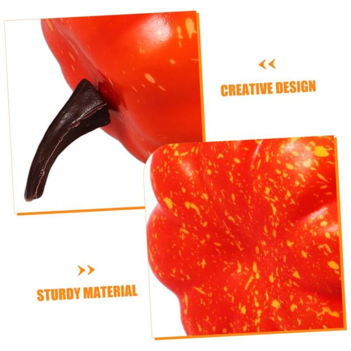 2st Schaumkürbis Realistisches Kürbismodell Schaumstoff-kürbis-Ornament Halloween-kürbis-Ornamente Glitzernder Künstlicher Kürbis Kürbisse Knacken Gestapelten Turm Orange