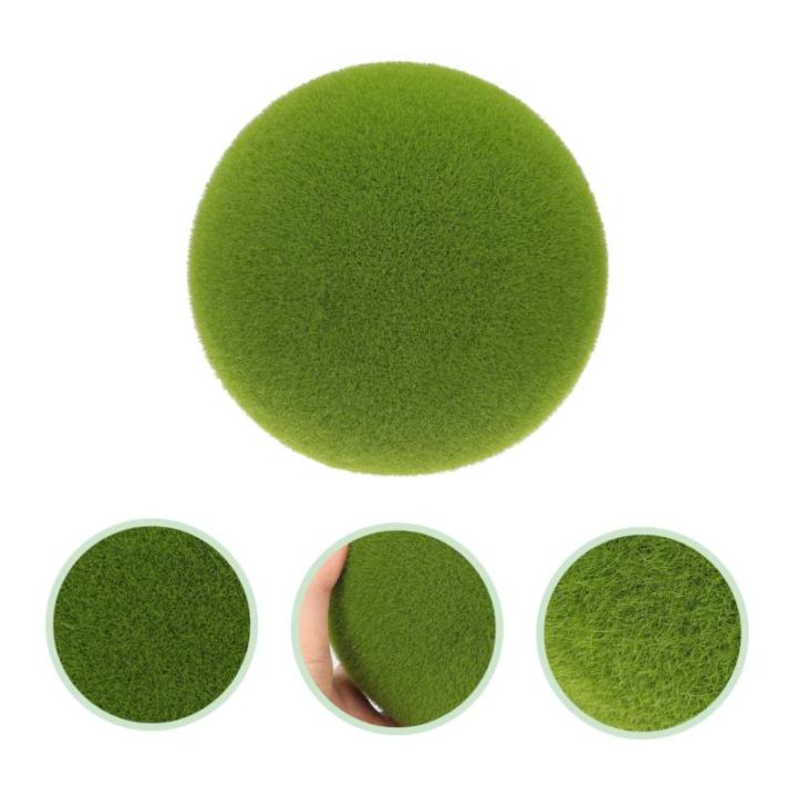 2St Simulierter Moosball imitierte grüne Moossteine Dekor fensterdeko selber Machen künstlich kunstpflanze kunstplflanze Requisiten aus Mooskugeln DIY blumenkunst versorgung Scha