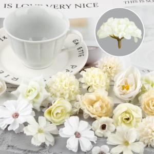 20 stuks bloemkoppen mini bloemkoppen voor bruiloft thuis knutselen scrapbooking decoratie
