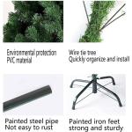 Künstlicher Baum Aufklappbarer Fichten-Weihnachtsbaum, Weihnachtsbaum mit faltbarem Metallständer, grüner künstlicher Baum für Zuhause/Büro/Party-Dekoration