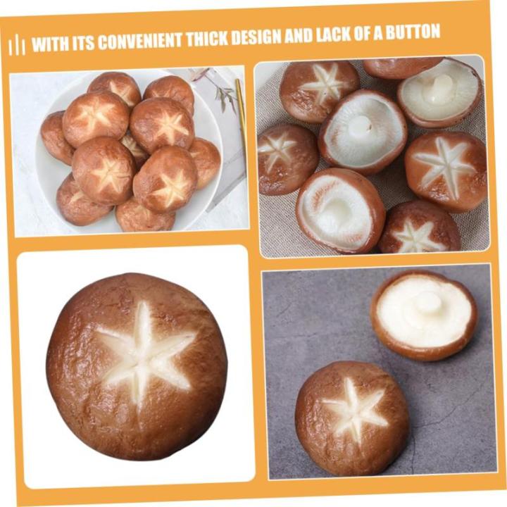 5 Stück Simulierte Shiitake Pilze Kleine Pilz Dekoration Simulierte Pilz Dekoration Künstliche Pilze Dekorative Foto Requisite Mini Künstliche Pilze Realistische Shiitake
