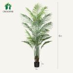 Künstliche Pflanzen groß 160cm Kunstpflanze im Topf Plastik Palme Künstliche Palmen wie echt Fake Plant deko für Wohnzimmer Balkon Schlafzimmer Büro Perfektes Einweihungsgesch