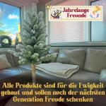 Kleine kunstkerstboom, 65 cm, sneeuwgetrouwe replica met spuitgietelementen, kunstkerstboom, decoratie, dennenboom, kerstdecoratie (sneeuw, 65 cm)
